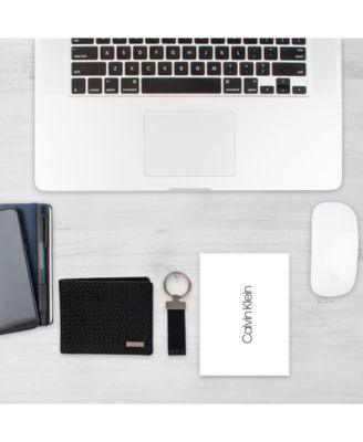 Men's RFID Slimfold Wallet & Key Fob Set