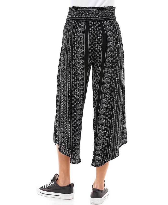 Be Bop Juniors' Cropped Gauze Pants Macy's