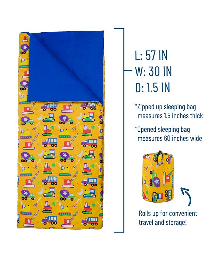 Wildkin Under Construction Sleeping Bag Macy's
