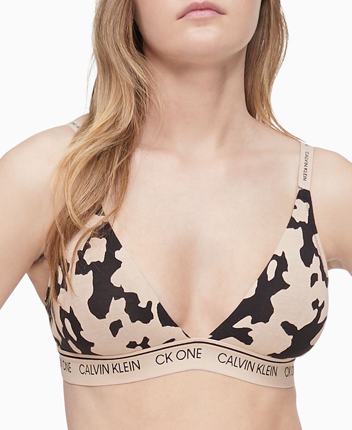 Macy's Calvin Klein Women's Modern Cotton Lunar New Year Lightly Lined  Bralette QF7565 42.00