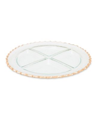 Glass 4 Section Relish Dish