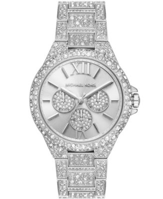 Macys michael kors watch women's silver hotsell