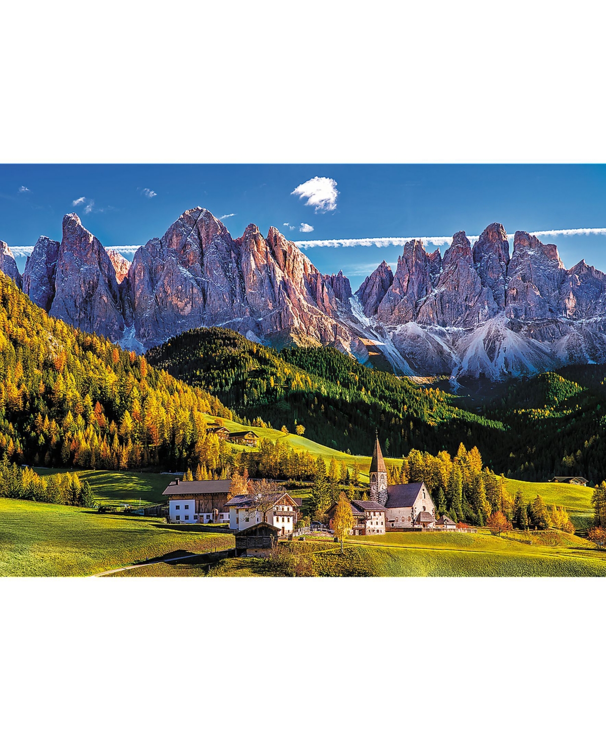 Trefl Jigsaw Puzzle Val di Funes Valley of Dolomites Italy, 1500 Pieces
