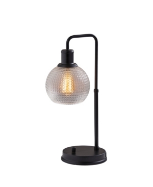 Adesso Barnett Globe Table Lamp In Black