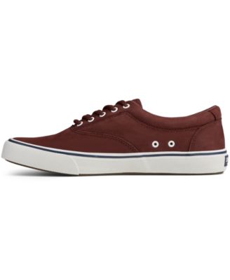 Sperry Striper II CVO Tex Blanc – Baskets Homme Toile Légère, Semelle Antidérapante, Design Instructeur