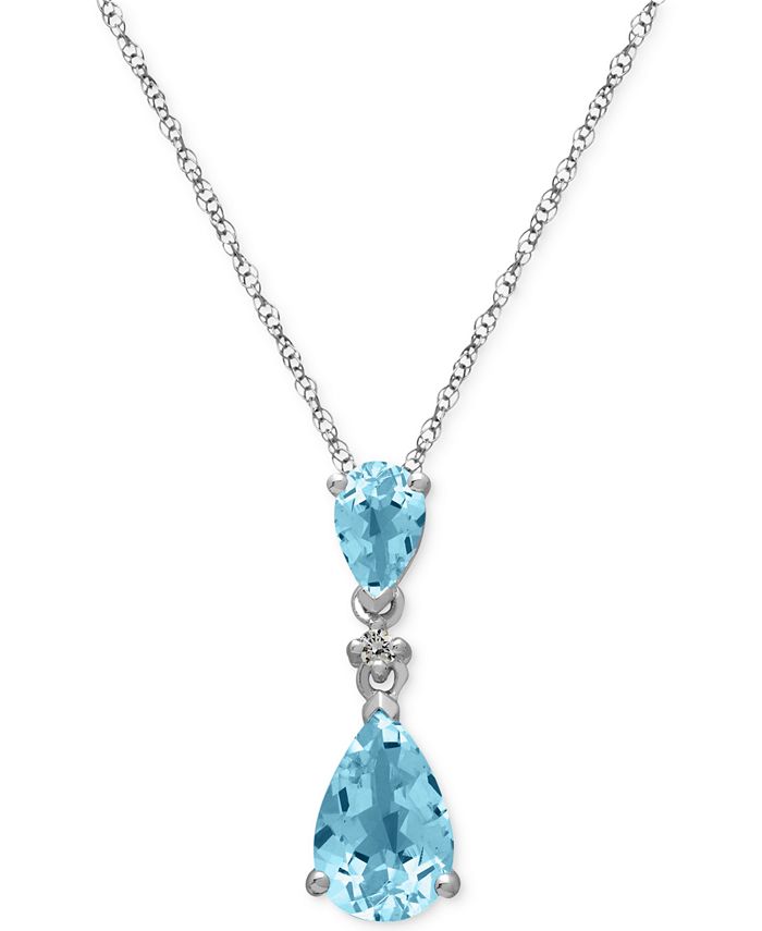 Macys diamond clearance accent pendant