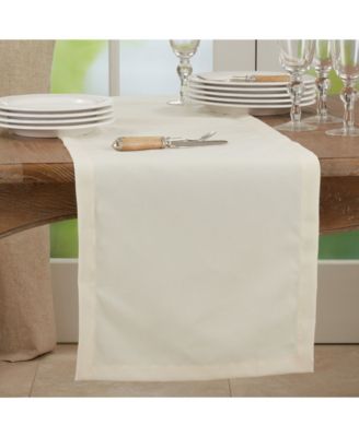 Everyday Design Solid Color Table Runner, 120" x 16"
