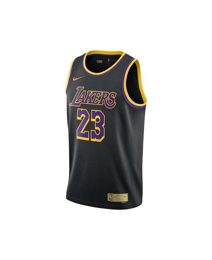 Nike Los Angeles Lakers Men's Authentic MVP Jersey Lebron James - Macy's