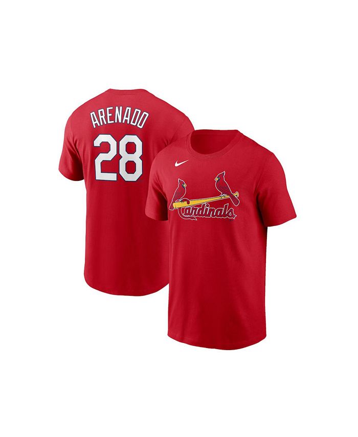 Men's Nike Nolan Arenado Light Blue St. Louis Cardinals Name & Number T-Shirt Size: Large