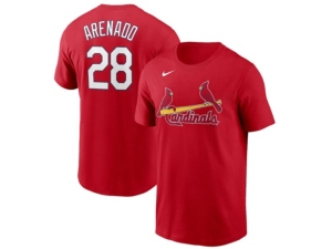 Shop Nike Men's St. Louis Cardinals Name And Number Player T-shirt In Red