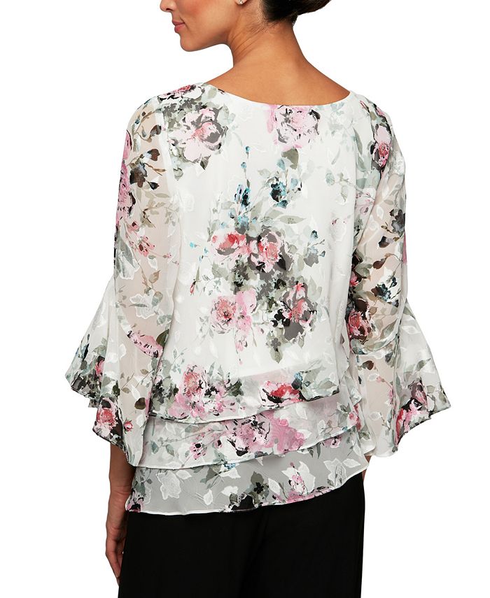 Alex Multi Colored Floral Top main image 1