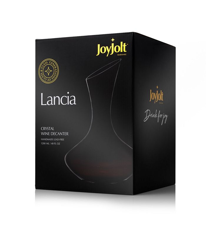JoyJolt Lancia Crystal Wine Decanter Macy's