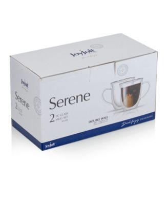 Serene Double Wall Coffee Mugs Set of 2