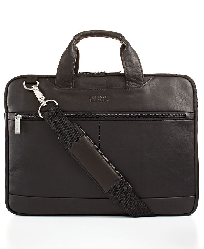 Cole Reaction DoubleSided Leather Laptop Briefcase Macy's