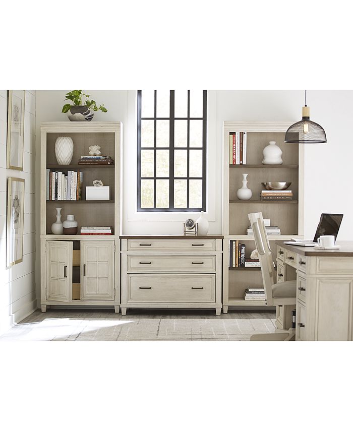 Furniture Dawnwood Home Office 3 PC. Set (File, Open Bookcase, Door
