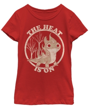 Big Girls Frozen 2 Heat is on Short Sleeve T-shirt
