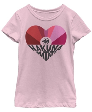Big Girls Lion King Hakuna Pride Short Sleeve T-shirt