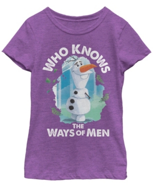 Big Girls Frozen 2 Ways of Men Short Sleeve T-shirt