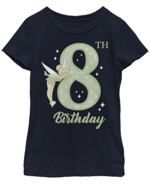 Big Girls Tinkerbell Tink 8th Birthday Short Sleeve T-shirt