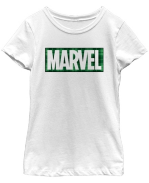Big Girls Marvel Comics Retro Shamrock Marvel Short Sleeve T-shirt