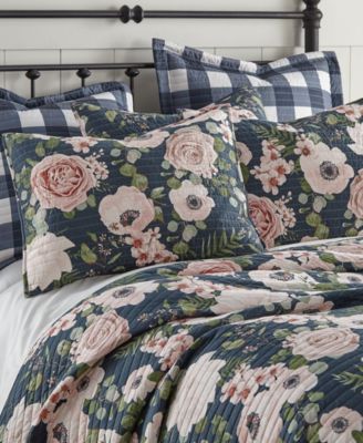 Fiori Renaissance Floral 3-Pc. Quilt Set, King
