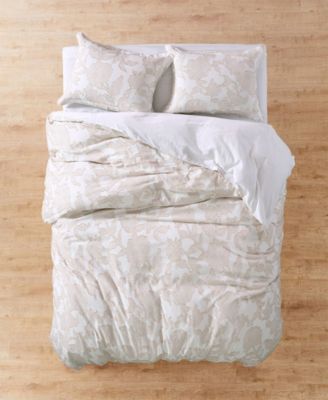 Kimball Jacquard Floral 3-Pc. Duvet Cover Set, King