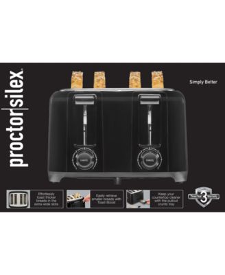 Wide Slot 4-Slice Toaster