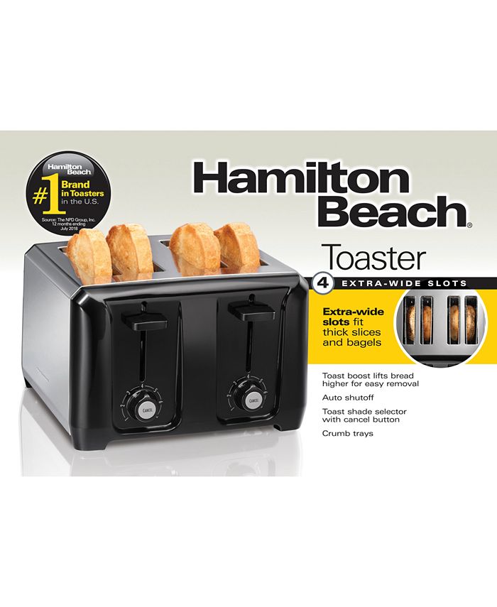 Hamilton Beach 4-Slice Digital Toaster - Macy's