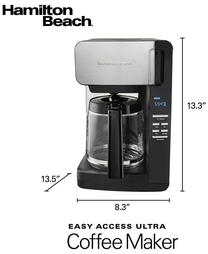 Hamilton Beach Easy Access Ultra Programmable 12Cup Coffee Maker Macy's