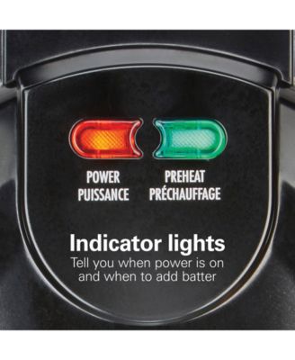 Nonstick Rotating Double Belgian Waffle Maker