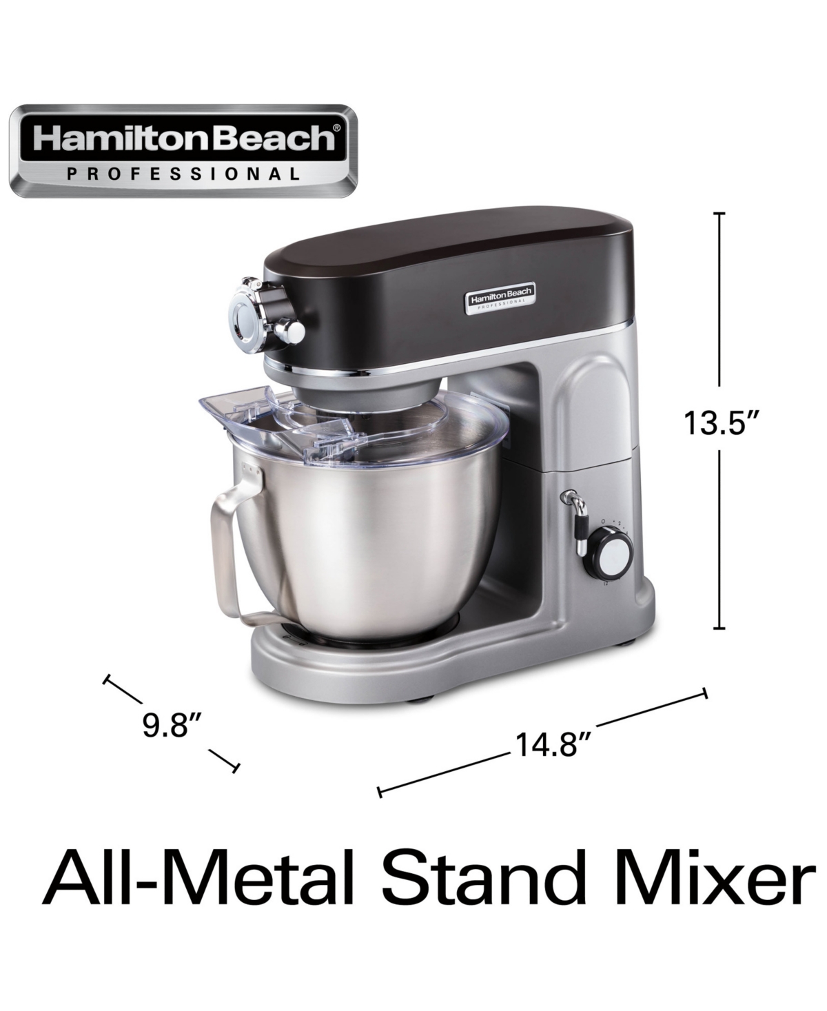 Hamilton Beach Professional All-Metal Stand Mixer