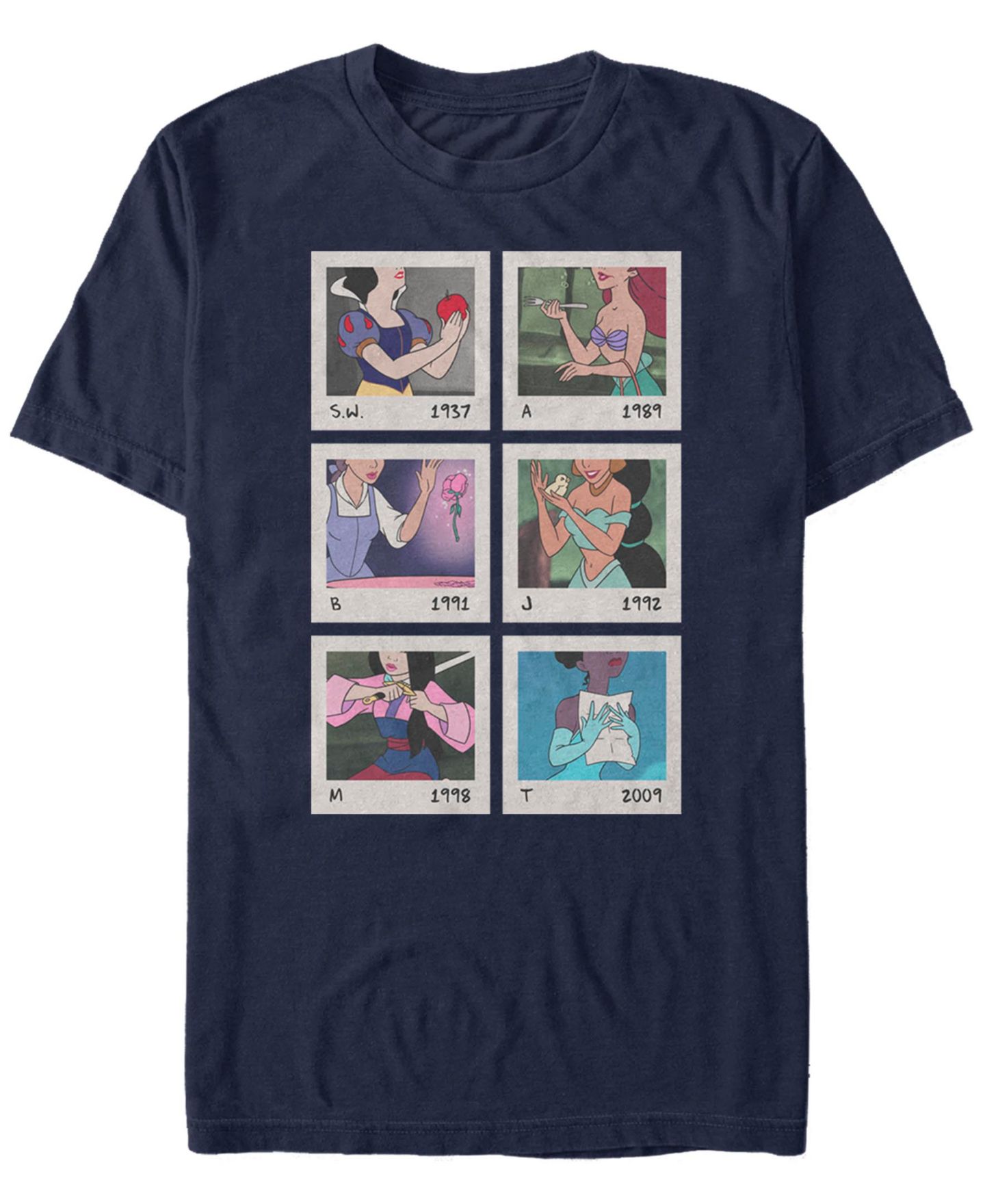 Мужская футболка Fifth Sun Princess Pics Short Sleeve Crew, цвет: Тёмно-синий — фото 2