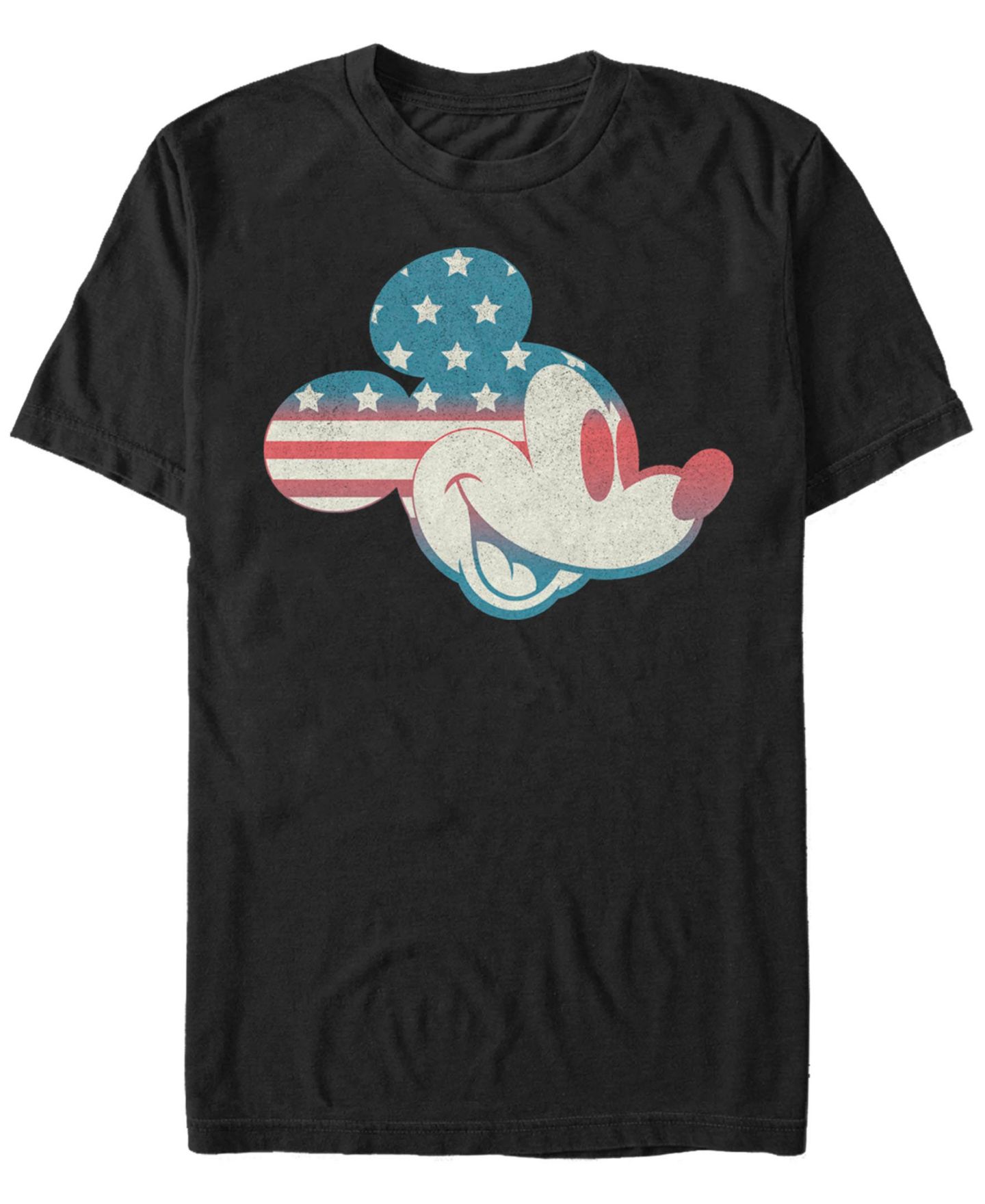 Мужская футболка Fifth Sun Mickey Americana Short Sleeve Crew, цвет: Чёрный — фото 1