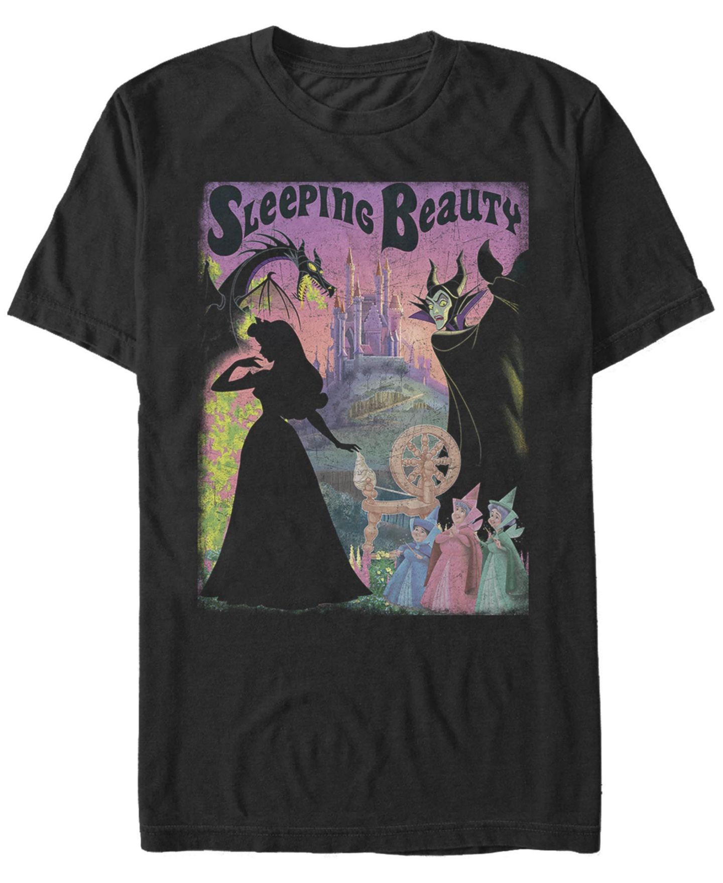 Мужская футболка Fifth Sun Sleeping Beauty Short Sleeve Crew, цвет: Чёрный — фото 1