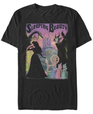Fifth Sun Men's Sleeping Beauty Short Sleeve Crew T-shirt In Black