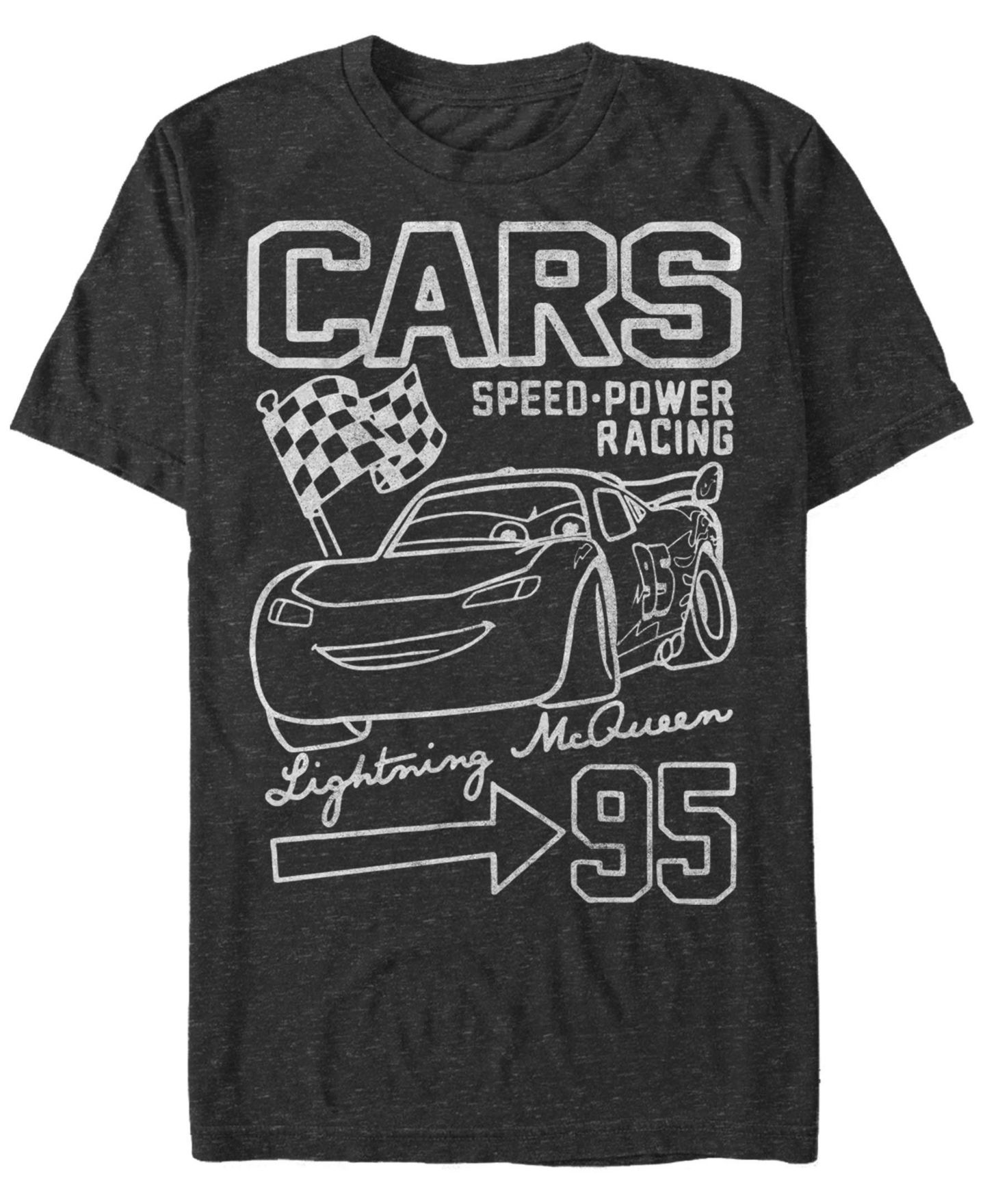 Мужская футболка Fifth Sun Vroom Short Sleeve Crew, цвет: Чёрный — фото 1