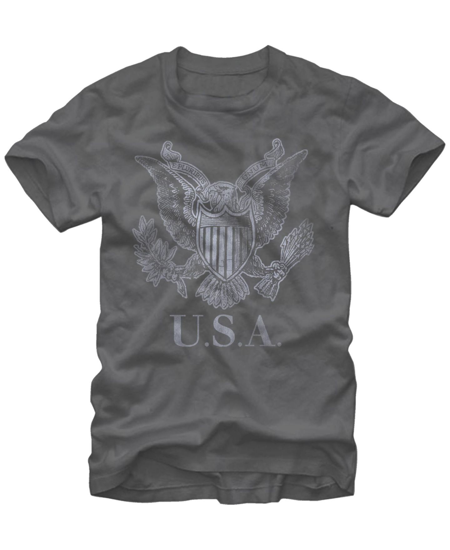 Мужская футболка Fifth Sun Simple Short Sleeve Crew, цвет: Угольный — фото 1