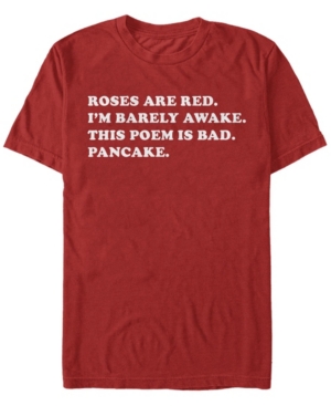 Fifth Sun Men's Pancake Valentine Short Sleeve Crew T-shirt In Red