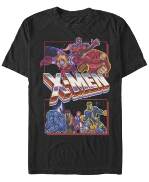 Fifth Sun Men's X-men Arcade Fight Short Sleeve Crew T-shirt In Black