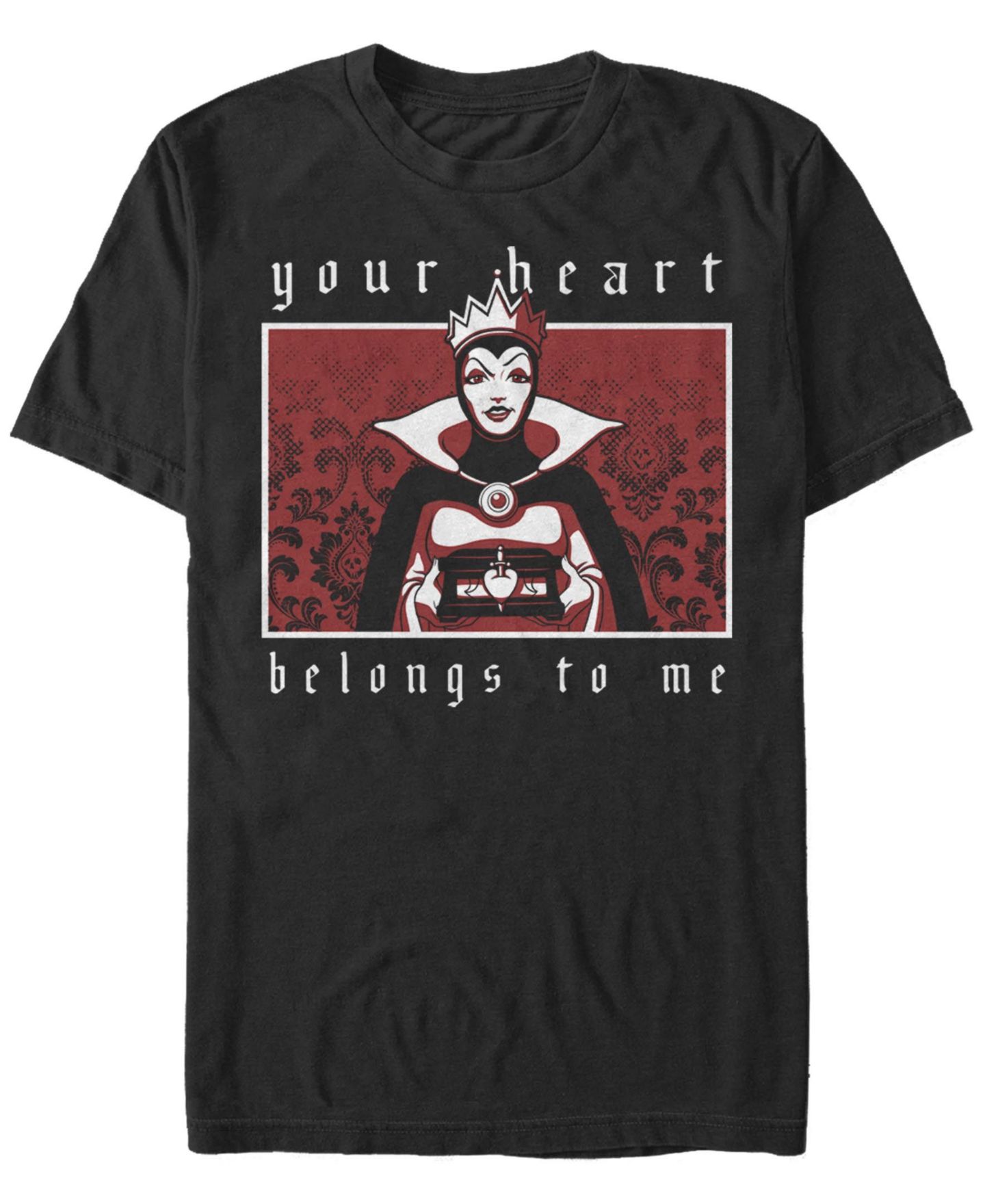 Мужская футболка Fifth Sun Evil Queen Heart Short Sleeve Crew, цвет: Чёрный — фото 1