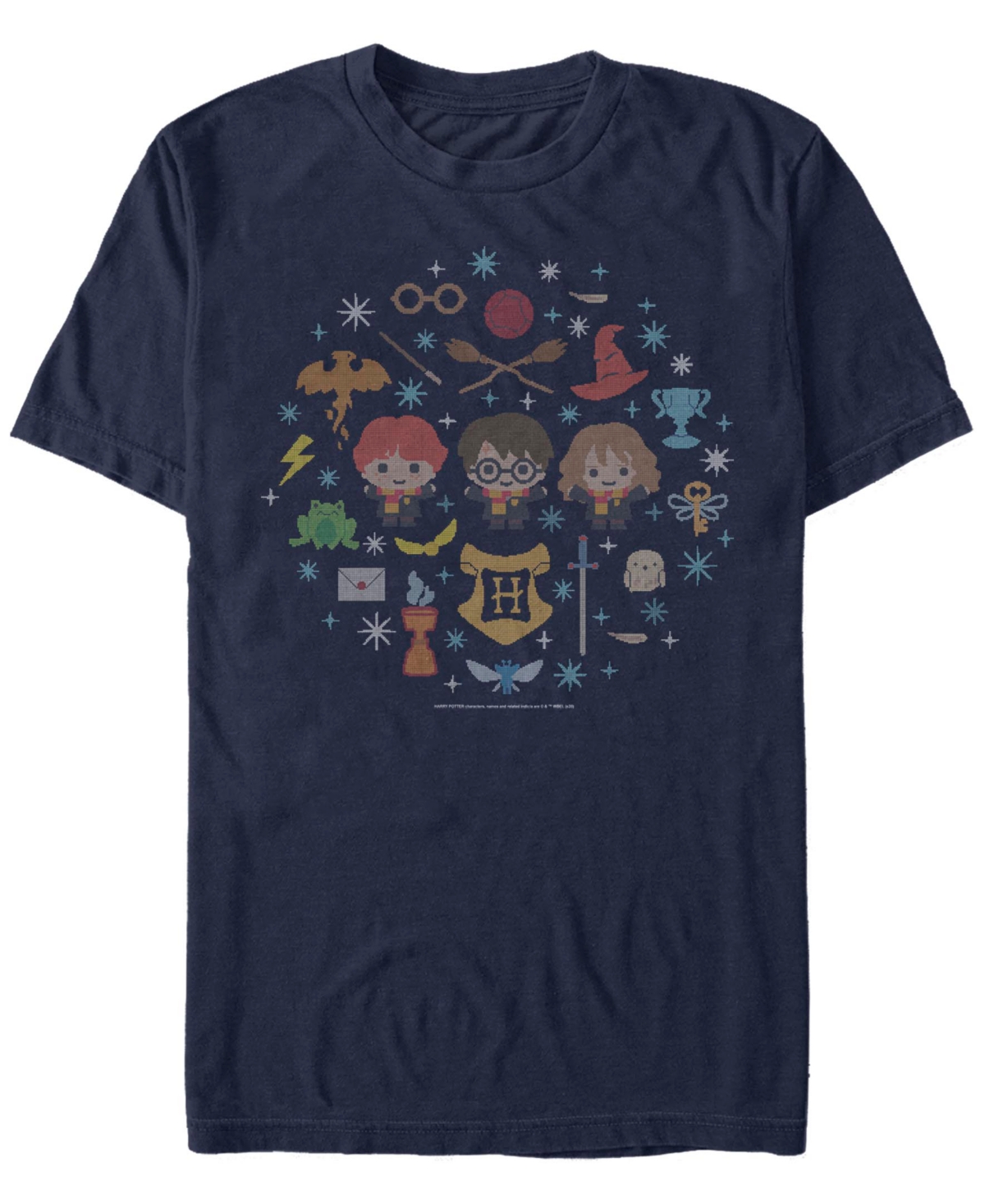 Fifth Sun Men's Needlepoint Friends Short Sleeve Crew T-shirt