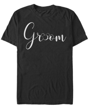 Fifth Sun Men's Disney Groom Short Sleeve Crew T-shirt In Black