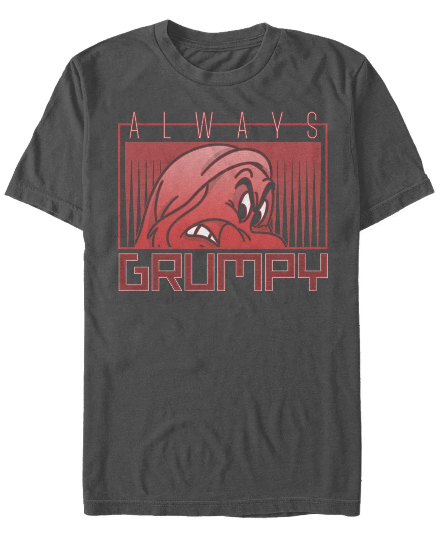 Мужская футболка Fifth Sun Always Grumpy Short Sleeve Crew, цвет: Угольный — фото 1