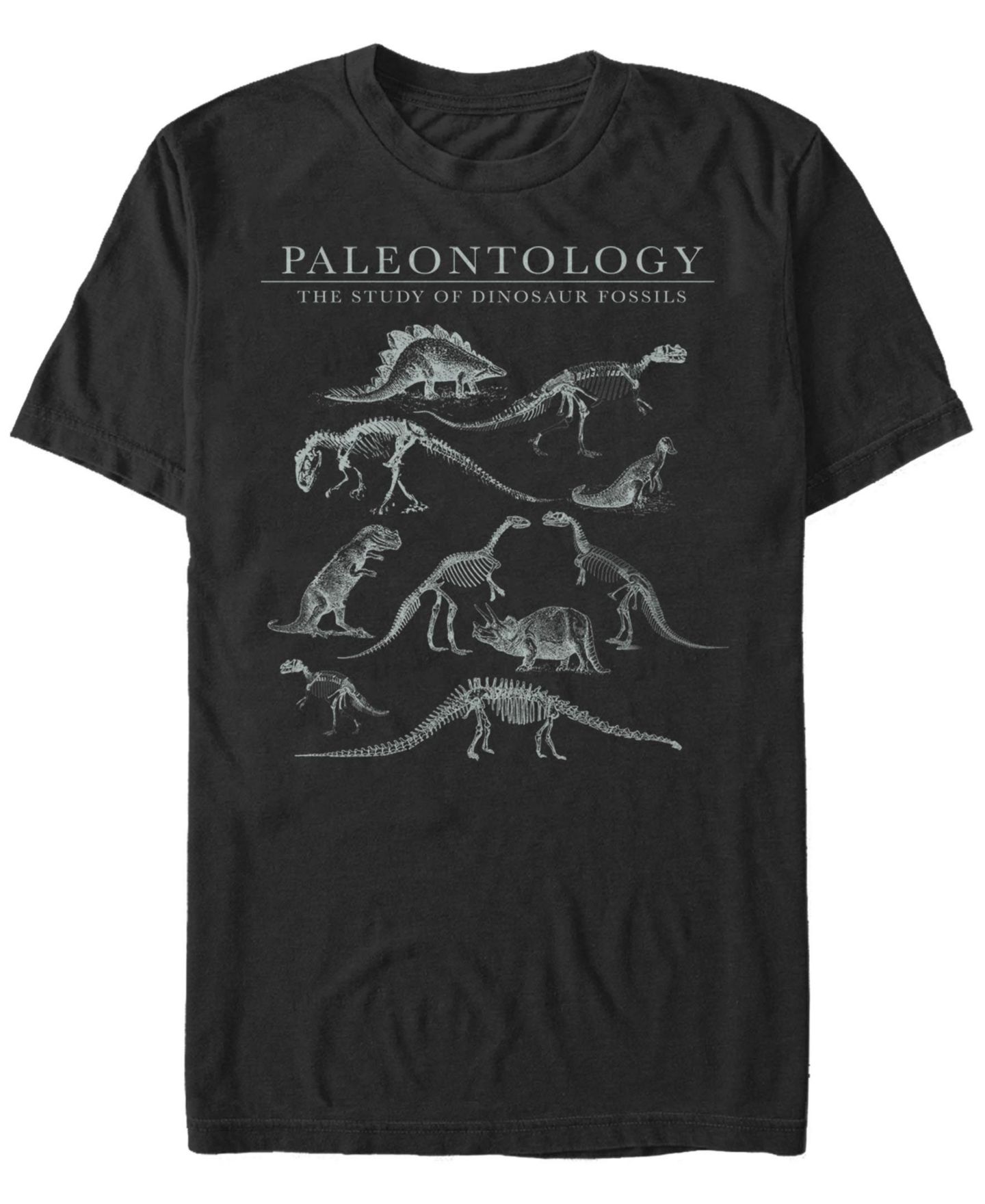 Мужская футболка Fifth Sun Dino Study Short Sleeve Crew, цвет: Чёрный — фото 1