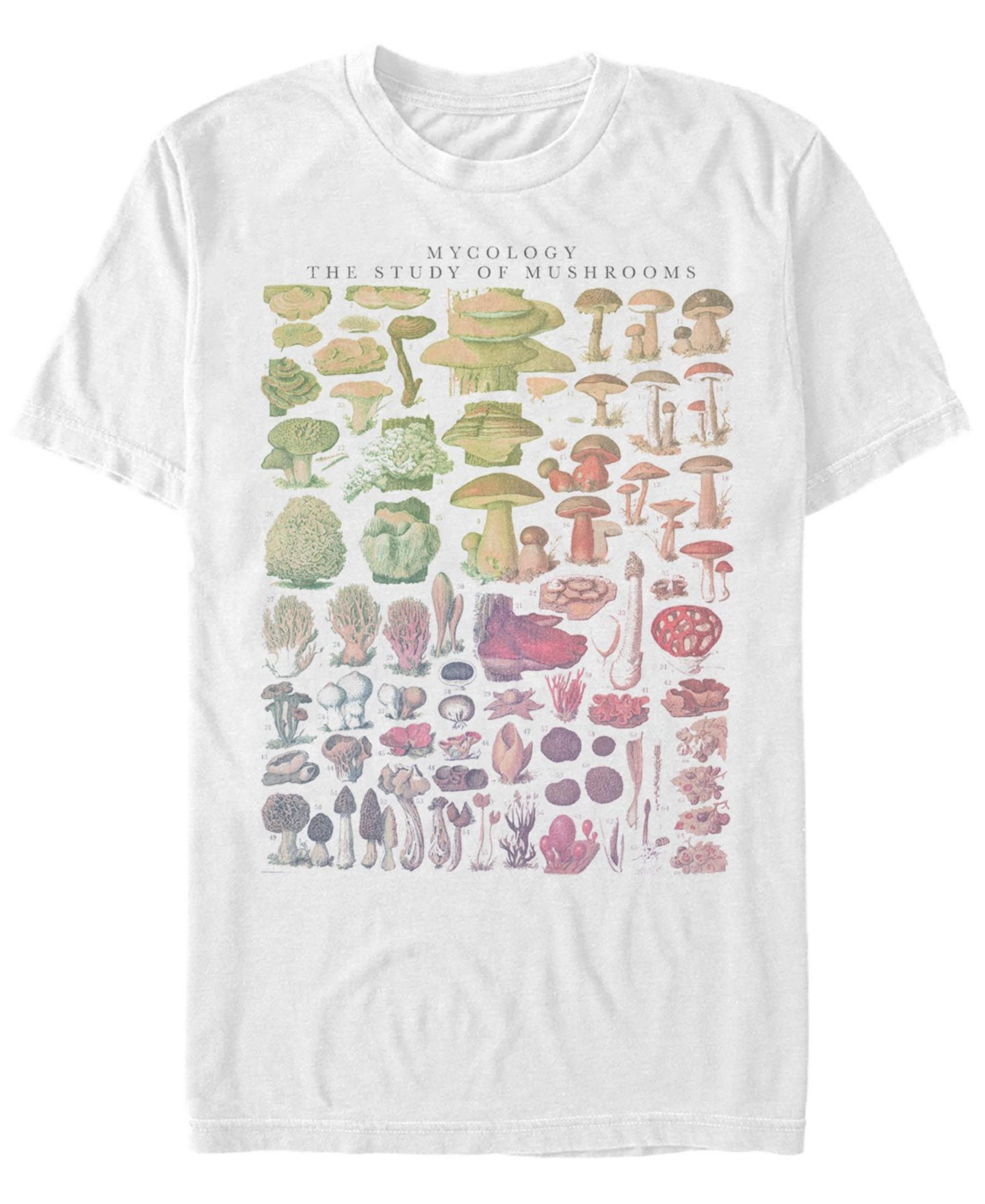 Мужская футболка Fifth Sun Mushroom Studies Short Sleeve Crew, цвет: Белый — фото 1