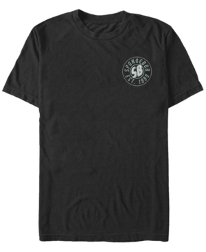 Fifth Sun Men's Sponge Vintage-like Short Sleeve Crew T-shirt In Black