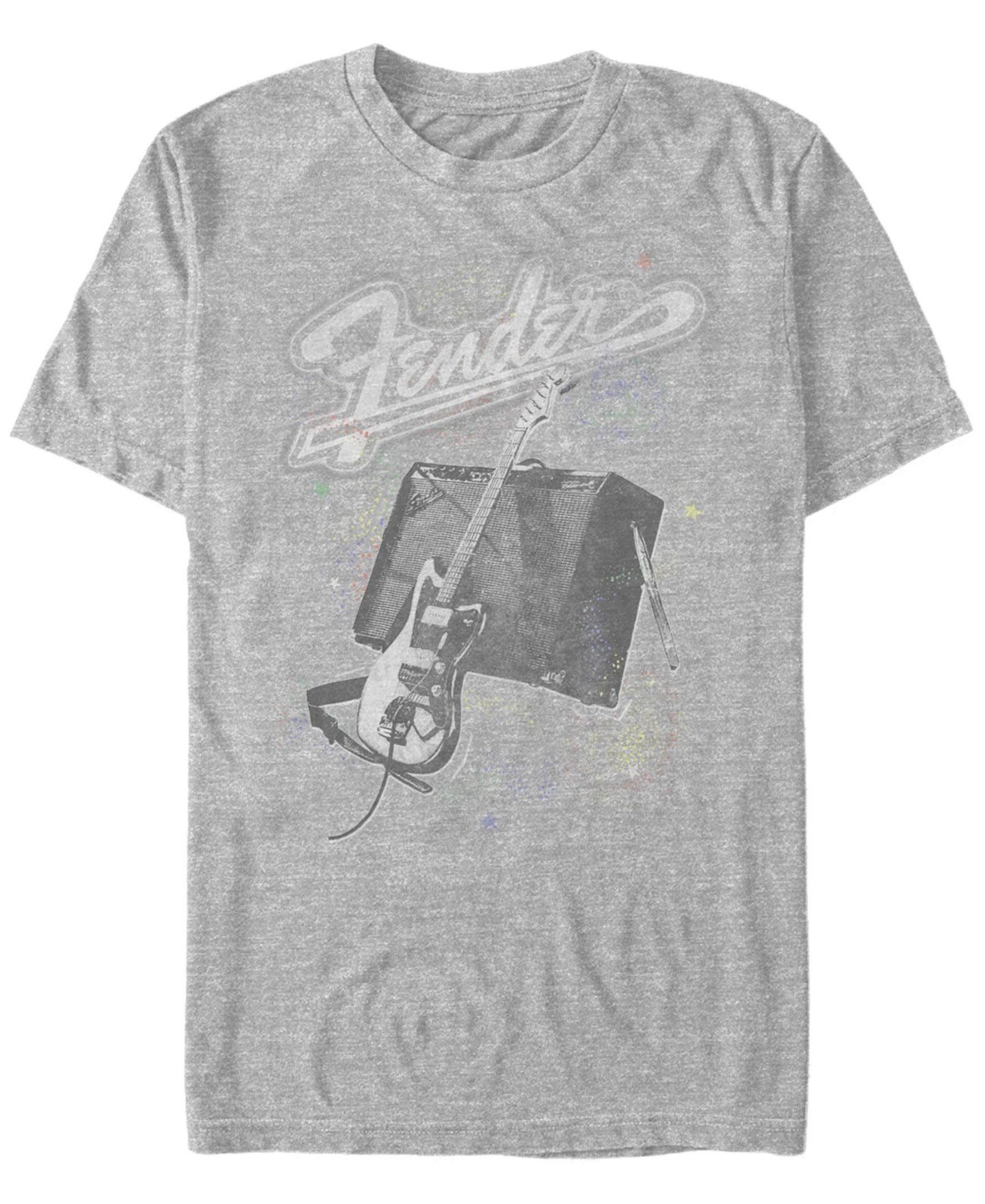 Мужская футболка Fifth Sun Space Fender Short Sleeve Crew, цвет: Меланжевый — фото 1