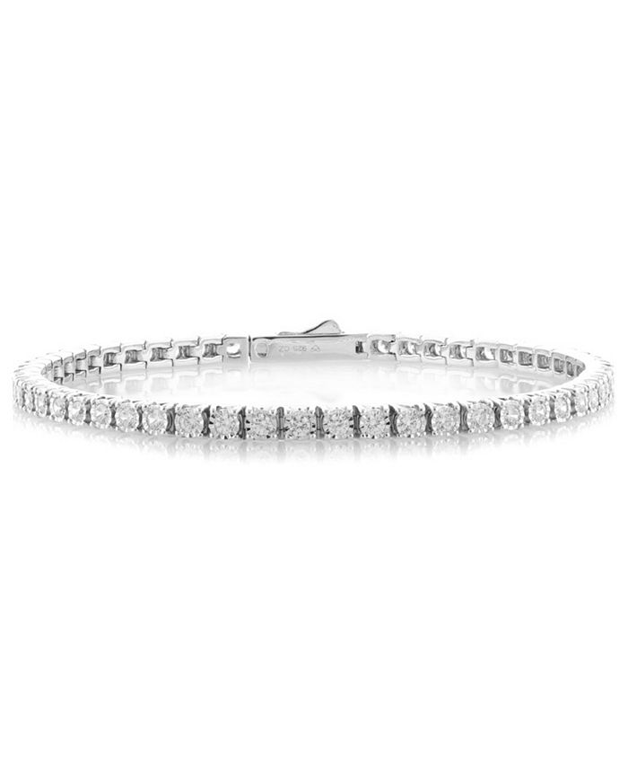 Macy's Diamond Tennis Bracelet (2 ct. t.w.) in 14k White Gold Macy's