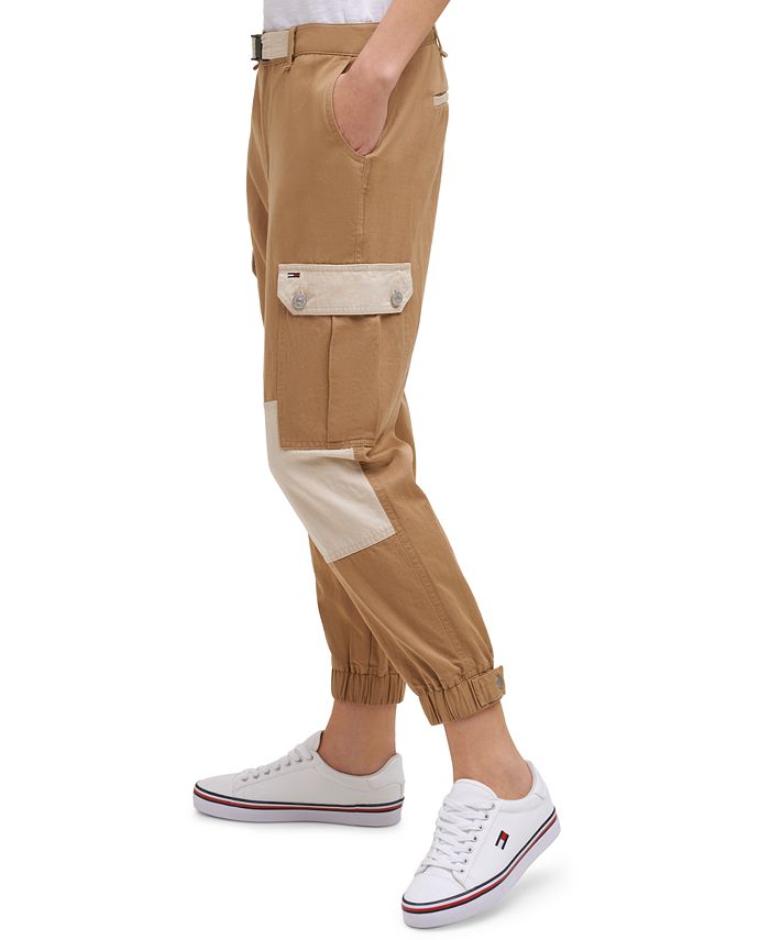 two tone cargo pants