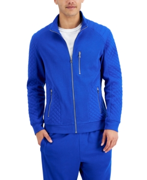 Inc Men's Quilted Rib Knit Jacket Created for Macy's